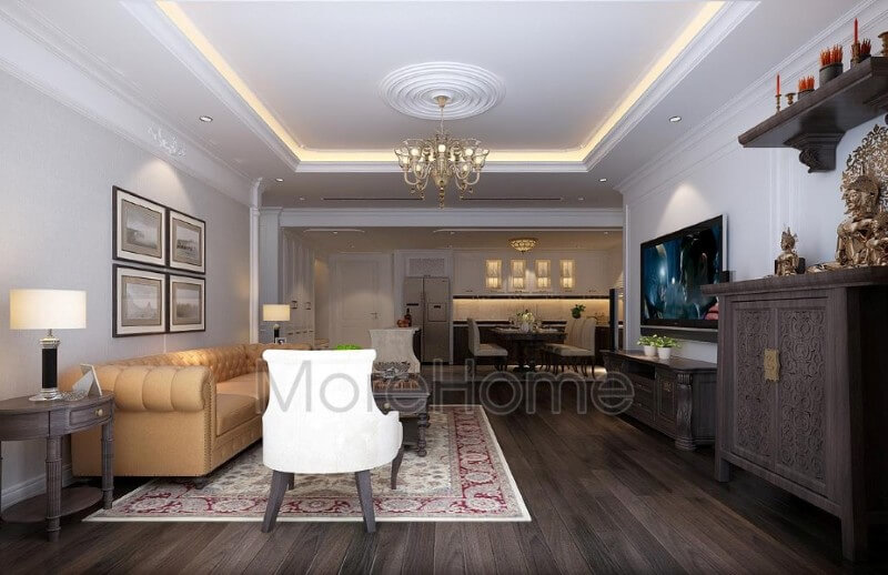 Sofa chung cư tân cổ điển Sofa chung cư tân cổ điển