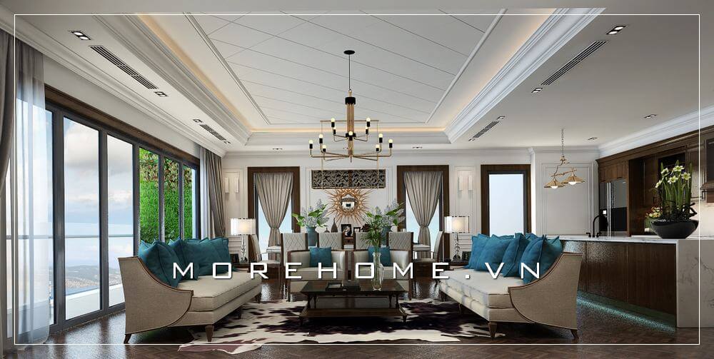 Sofa chung cư tân cổ điển Sofa chung cư tân cổ điển