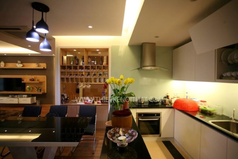 Thiết kế nội thất khu phòng ăn kết nối với không gian phòng bếp mở hiện đại Thiết kế nhà bếp tiện nghi