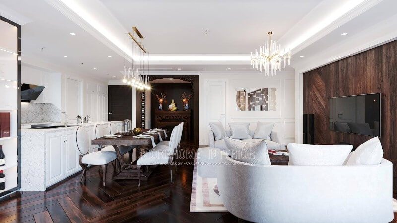 Sang trọng và thành kính với mẫu tủ thờ hiện đại